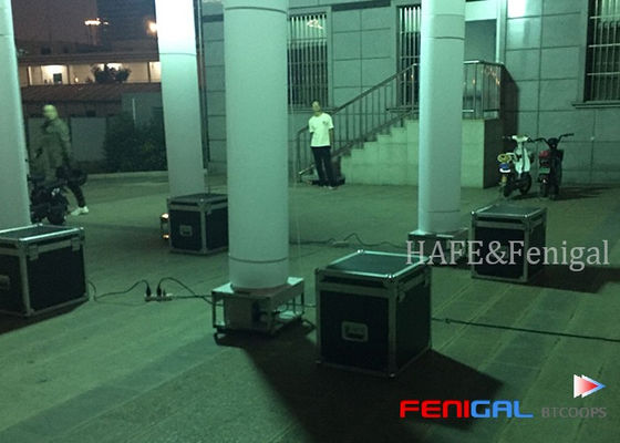 Iluminación de emergencia de alta potencia para grandes áreas al aire libre