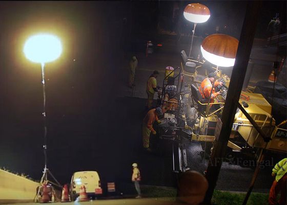 400W LED Torre de luz inflable luz blanda para áreas de trabajo fácil de configurar