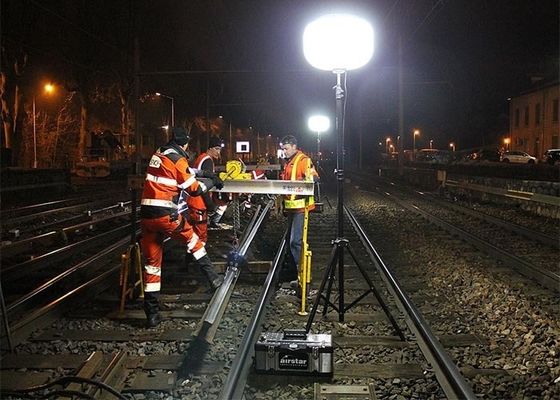 400W LED Torre de luz inflable luz blanda para áreas de trabajo fácil de configurar