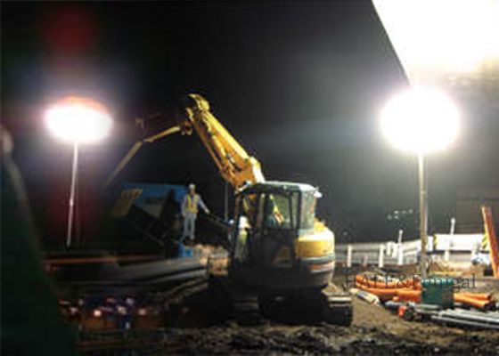 Globos LED con trípode HAFE Sun Series 1200W 40000-48000 lúmenes Luz sin deslumbramiento para rescate industrial, construcción y emergencias
