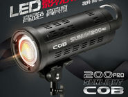 Favorable LED luz de la foto de SL200W, luces llevadas portátiles para la temperatura de color de la fotografía 5500K