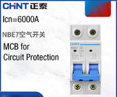 Chint NBE7, NB7 disyuntor miniatura 6~63A, 80~125A, 1P, 2P, 3P, 4P para la protección de circuito AC220, 230V, uso 240V