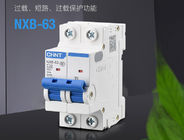 Disyuntor miniatura 1~63A, 80~125A, 1P, 2P, 3P, 4P de Chint NXB para el uso de la protección de circuito AC230/400V