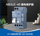 Disyuntor 10~40A 1P+N 220/230/240V EN/IEC60898 IEC60947 de la tierra NB3LE-40