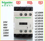 3 contactor 3P 4P 9A~95A 115~410A AC-3 AC-1 24V 110V 230V 380V de la CA de 1Phase LC1D