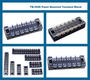 el bloque de terminales 230V 400V 660V de 25A 12 poste fijó el soporte de la placa del tornillo de la barrera