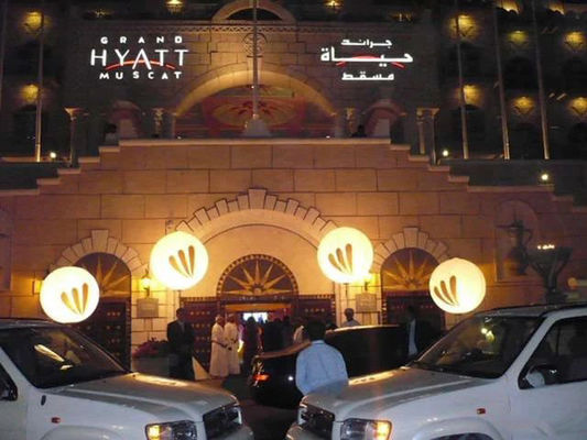 El globo llevado inflable del acontecimiento del grado de la película de HMI 575W enciende el tipo del cristal de Airstar