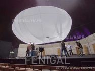 Luz móvil del globo del tungsteno 2K de la favorable esfera y iluminación caliente suave de la película de color para el estudio video