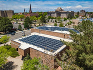 1 kilovatio del sistema del montaje del tejado plano del panel solar de la rejilla con el favorable inversor