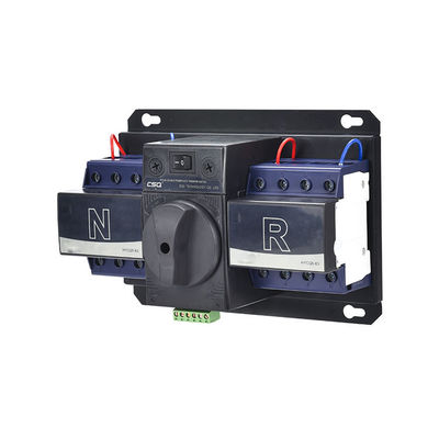 Interruptor automático de la transferencia del Ats de la CA 220V 63A del hogar 32A 3 poste 4 poste 3P 4P