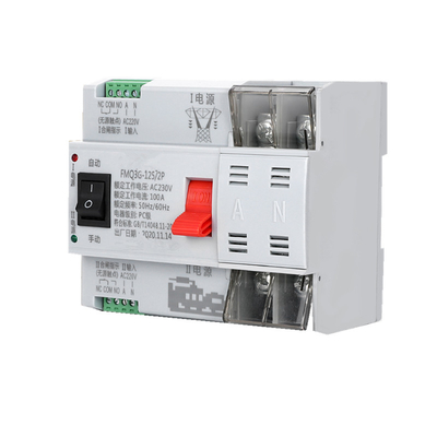 Interruptor automático 2P 4P de la transferencia del ATS del poder dual de AC220V de gran intensidad