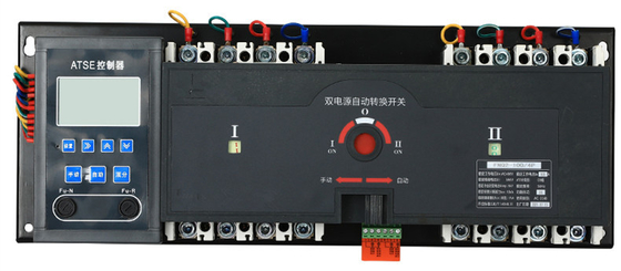 CB dobles del interruptor de cambio automático del ATS del poder 125A llano
