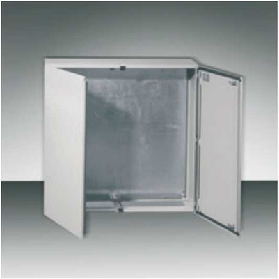 Soporte IP55 IK 10 de la pared de la puerta doble de la caja del recinto de la distribución eléctrica del acero de hoja