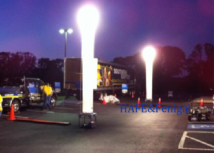 Torre de luz inflable portátil con batería 3M 575W para iluminación nocturna Tamaño personalizable