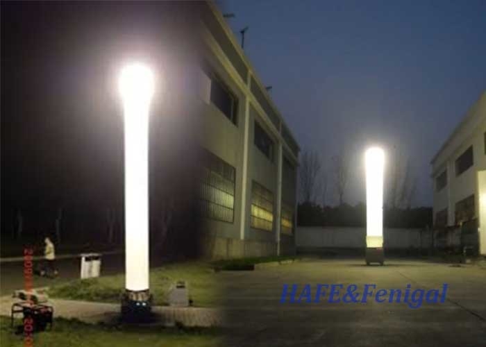 Torre de iluminación inflable portátil Equipo de iluminación exterior nocturna 575 W HMI sin resplandor