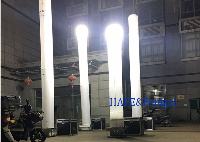 Torre de faro inflable portátil Publicidad de emergencia Hmi 1000W 1-3M Apoyo Personalización