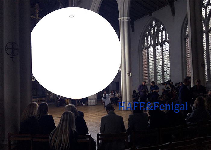 Tamaños personalizados LED 800W Inflatable Luz de globo Iluminación de eventos Decoración colgante