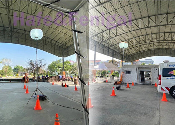 Iluminación nocturna segura y eficiente HAFE 1000W LED Balloon Light para trabajos en carretera