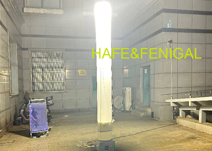 MH 1000W luz de halogenuros metálicos 5m portable torre de luz inflable para iluminación de rescate