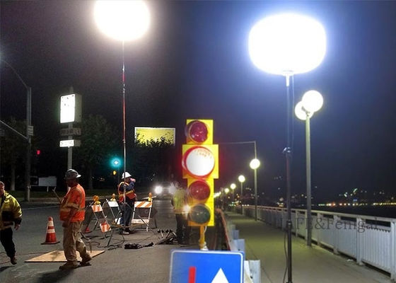 Torre de luz inflable de 800W con luz de LED apagable personalizable para el rescate nocturno Seguridad de la construcción