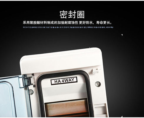 Maneras al aire libre de la PC del ABS de la caja de distribución del HT de la prenda impermeable del blanco gris 5 8 12 15 18 24