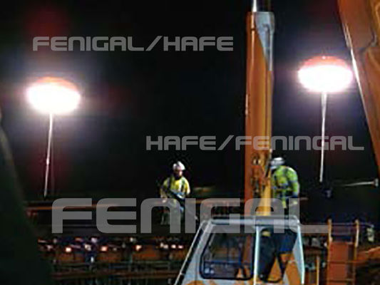 Trípode que enciende el globo LED400w para la iluminación de la seguridad en el emplazamiento de la obra