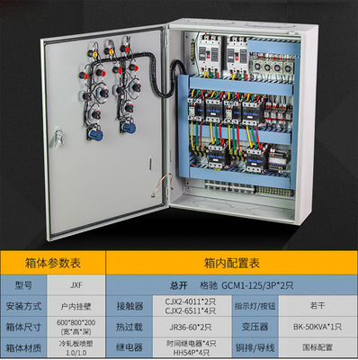 Tablero de distribución portátil al aire libre de la caja de distribución de poder de SGCC IEC60439-3